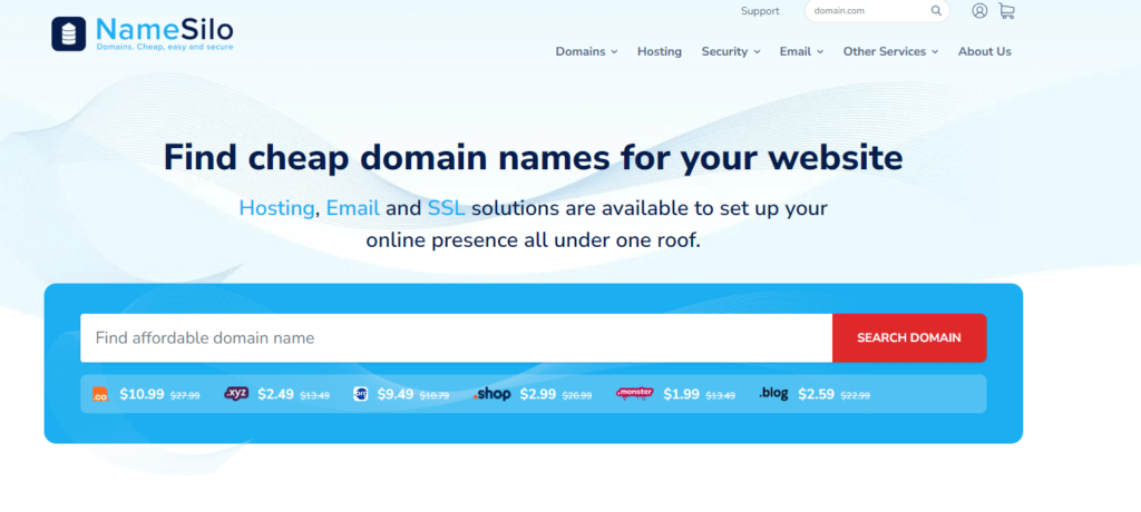 Namesilo Domains